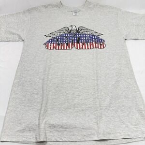 Deftones Vintage Grey Bounty Eagle America Graphic Logo Nu-Metal Rock Sz. L